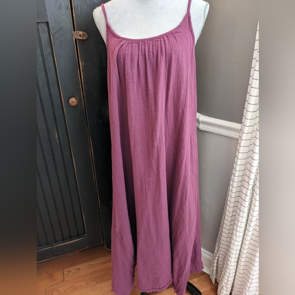 NATURAL LIFE Dresses & Skirts - EUC Natural Life L/XL Fuschia Purple Maxi Dress